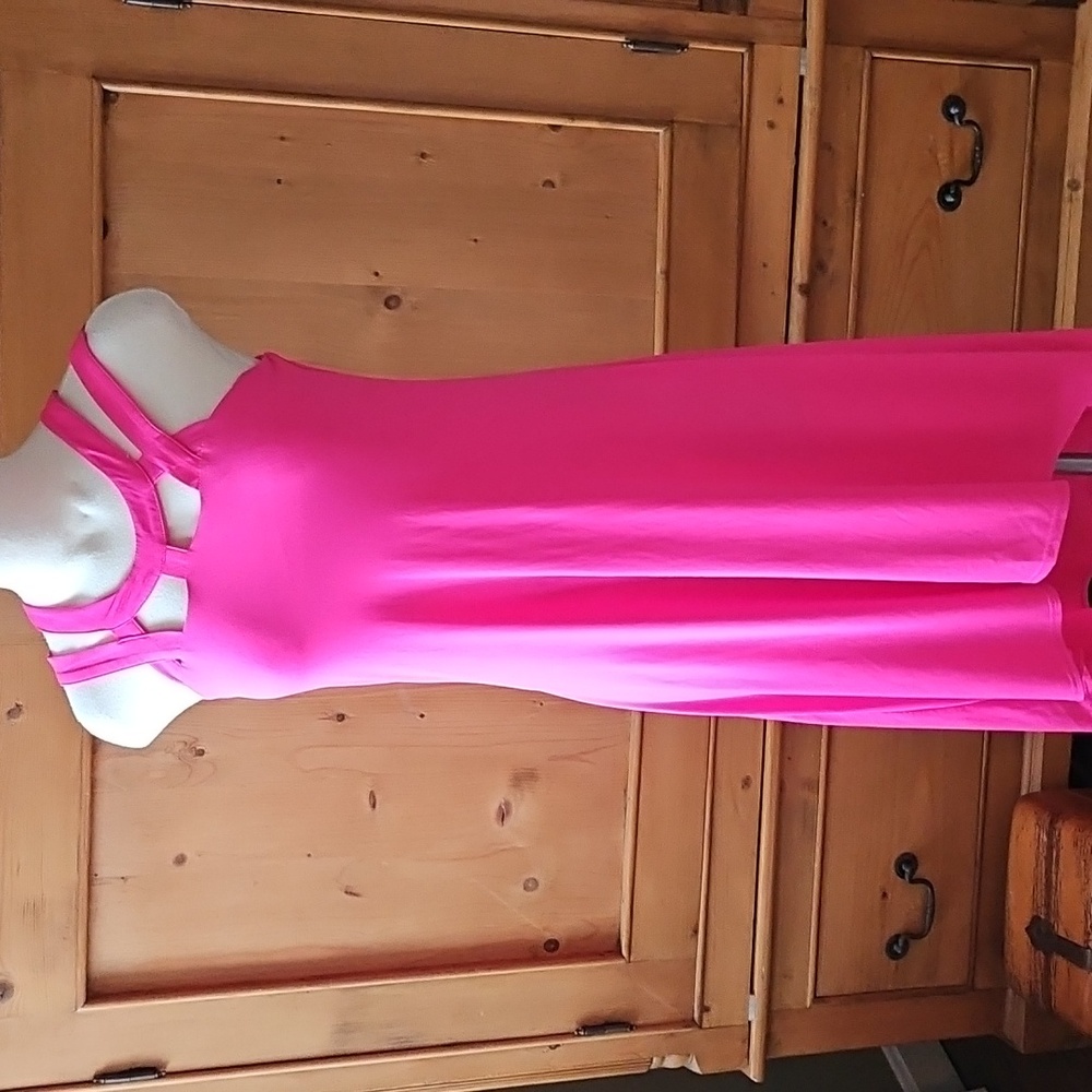 NWT Cupio High-Low Dress in Bikini Pink Size S